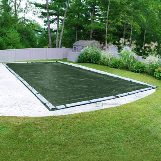 A closed Pool during winter
